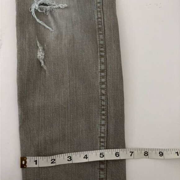 Free People Jeans W29 x L28 Mid Rise Skinny Distressed Boho Festival Streetwear - Picture 9 of 12